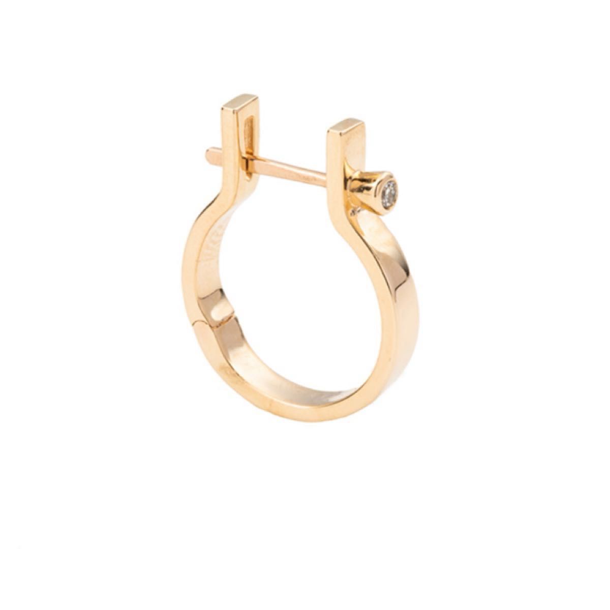 Hirotaka Industria Black Diamond Pierce 10K Rose gold|Yahoo Hirotaka Industria Black Diamond Pierce 10K Rose gold|Yahoo