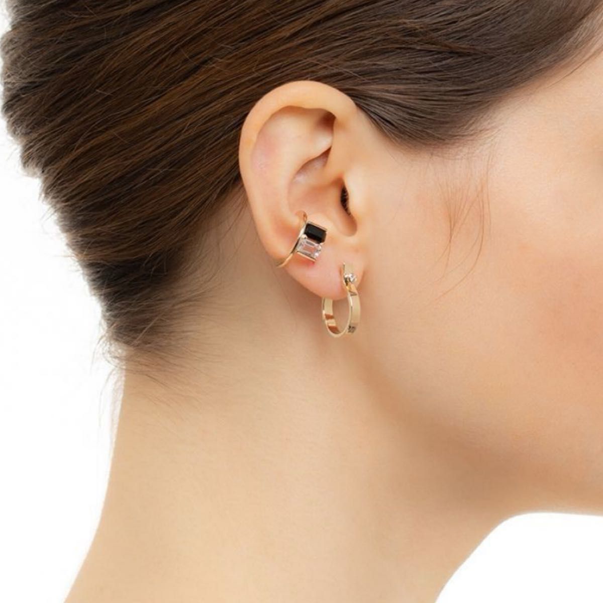 Hirotaka Industria Black Diamond Pierce 10K Rose gold|Yahoo Hirotaka Industria Black Diamond Pierce 10K Rose gold|Yahoo