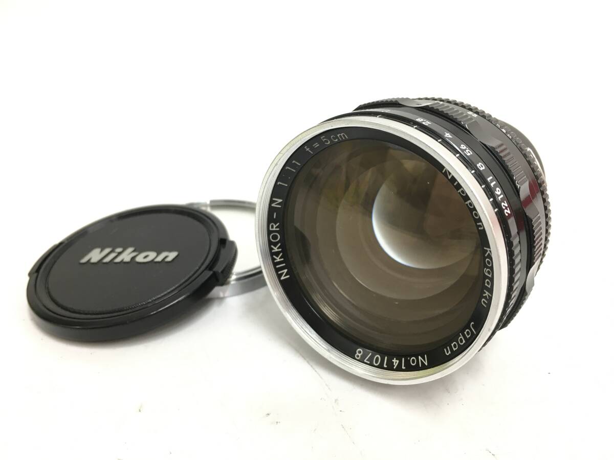 * Nikon NIKKOR-N 1:1.1 f=5cm * Nikon camera lens 