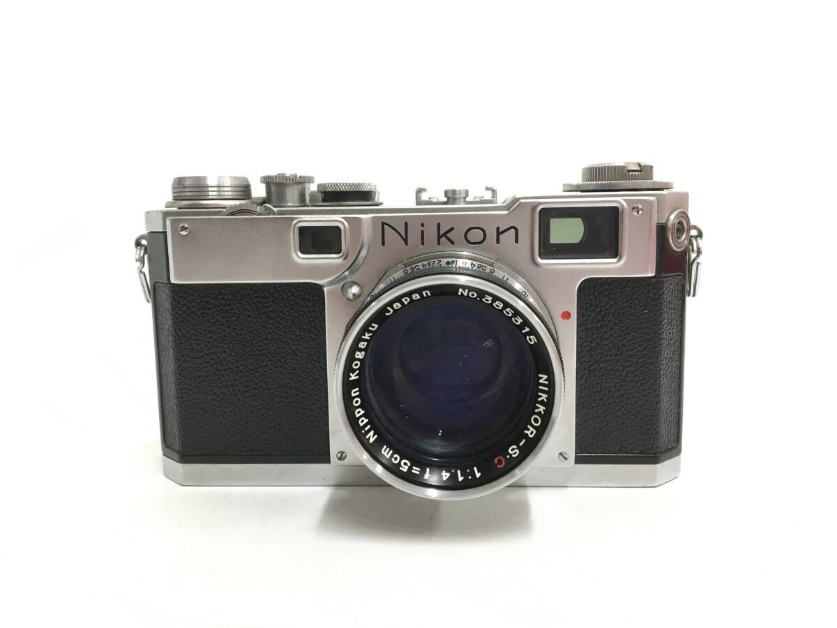★ Nikon S2 + NIKKOR-S.C 1:1.4 f=5cm + NIKKOR-P.C 1:2.5 f=10.5cm ★ ニコン レンジファインダーカメラ _画像2