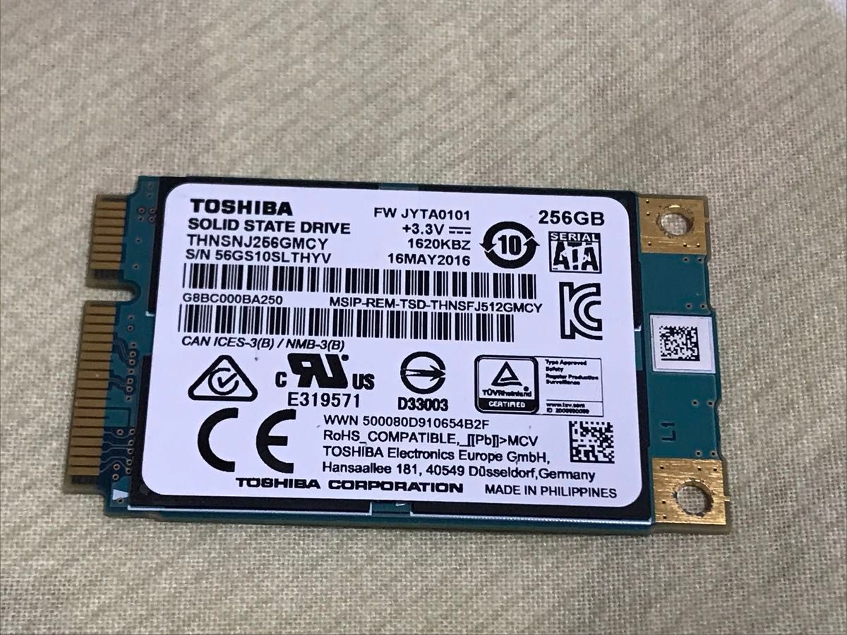 TOSHIBA mSATA 256GB  管232