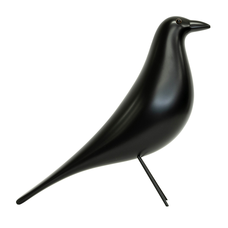 イームズ ハウスバード 鳥 置物 オブジェ アート Eames House Bird リプロダクト品 WA004 (BK) ブラック 黒_画像4