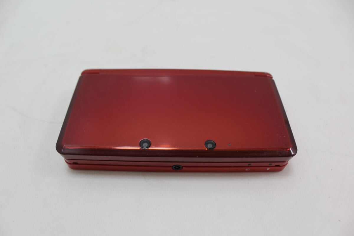 ☆# Nintendo ニンテンドー 3DS ゲーム機 本体 CTR-001 レッド ゲーム レッド _画像3