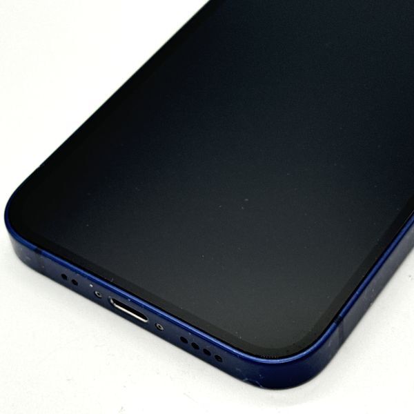 iPhone 12 mini ブルー 64GB simフリー 背面割れ 84%_画像4