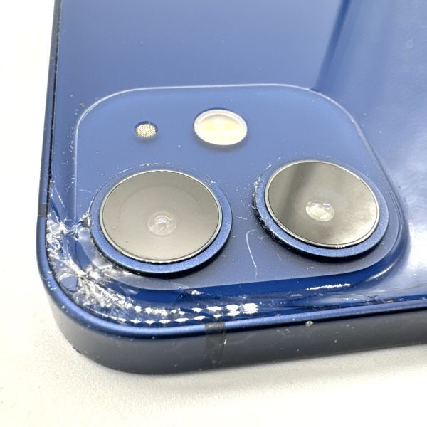 iPhone 12 mini ブルー 64GB simフリー 背面割れ 84%_画像10