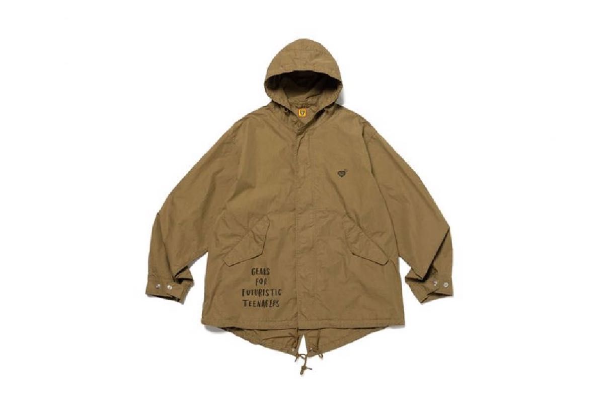 HUMAN MADE Hooded Coat Olive Drabヒューマン メイド フーデッド コート サイズL