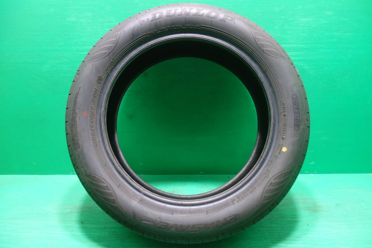 L1613-23 送料無料 195/60R17 サマータイヤ 夏 1本 ダンロップ ENASAVE EC350+ 8分山 溝たっぷり 2023年製 パンクチェック済_画像1