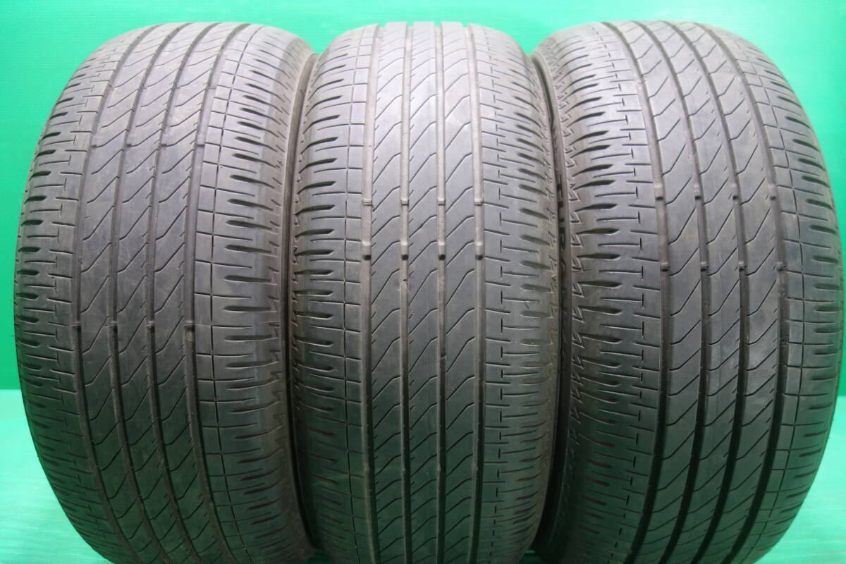 L1646-22 送料無料 205/50R17 サマータイヤ 夏 3本セット ブリヂストン TURANZA T005A 8分山 溝たっぷり 2022年製 パンクチェック済_画像1