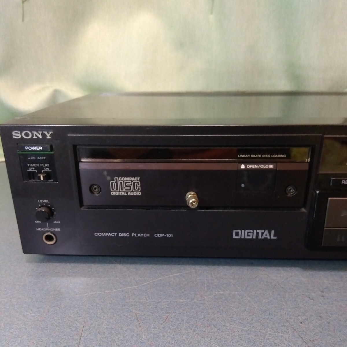 SONY Sony CD плеер CDP-101 электризация проверка settled Junk бесплатная доставка 
