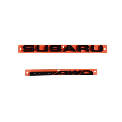 USスバル 純正品 SUBARU XV/インプレッサ ”Subaru Symmetrical AWD” リアエンブレム ブラック_画像2
