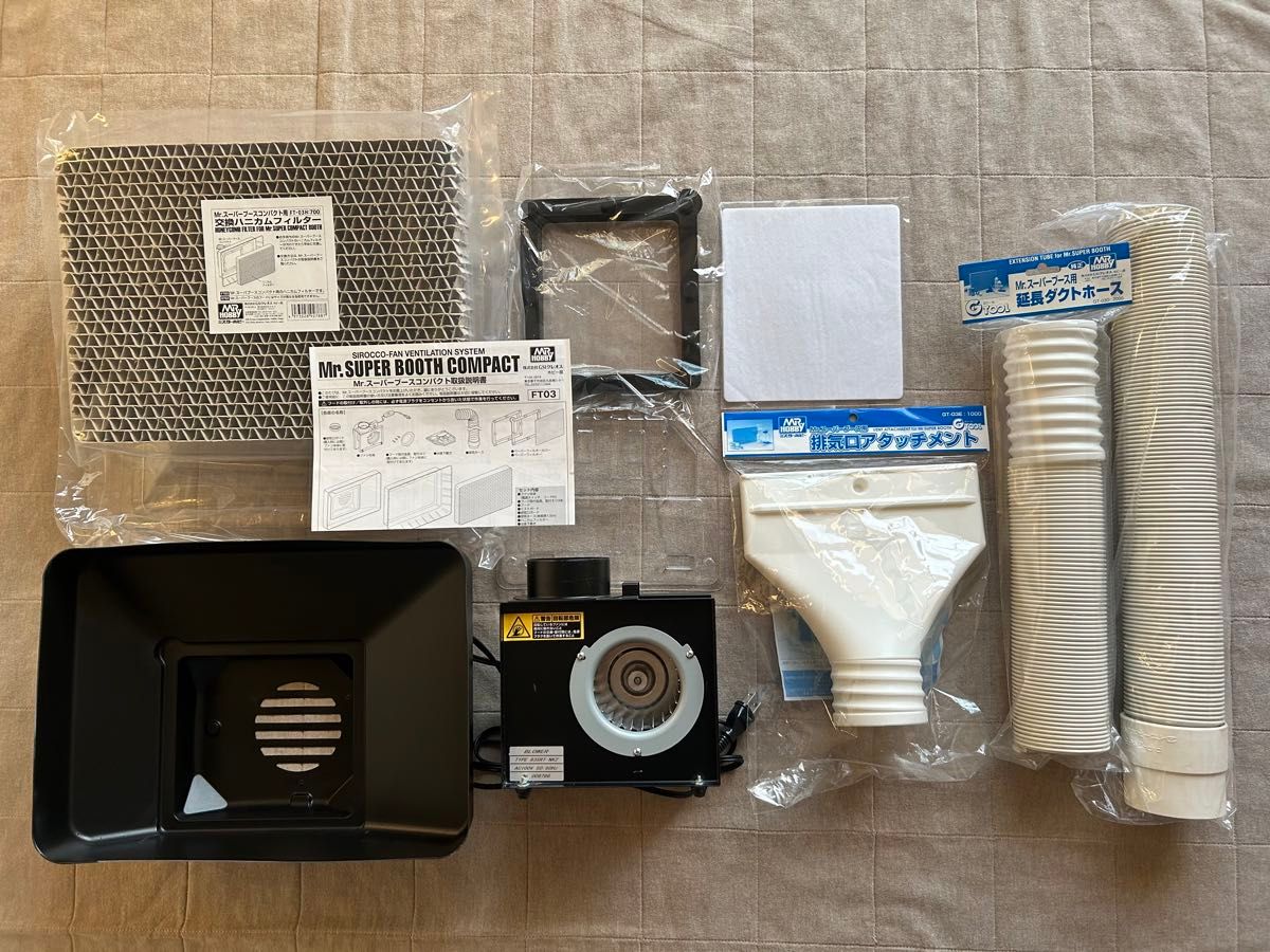 クレオス Mr スーパーブースコンパクト オプション付き 塗装 クレオス Mr スーパーブースコンパクト オプション付き 塗装