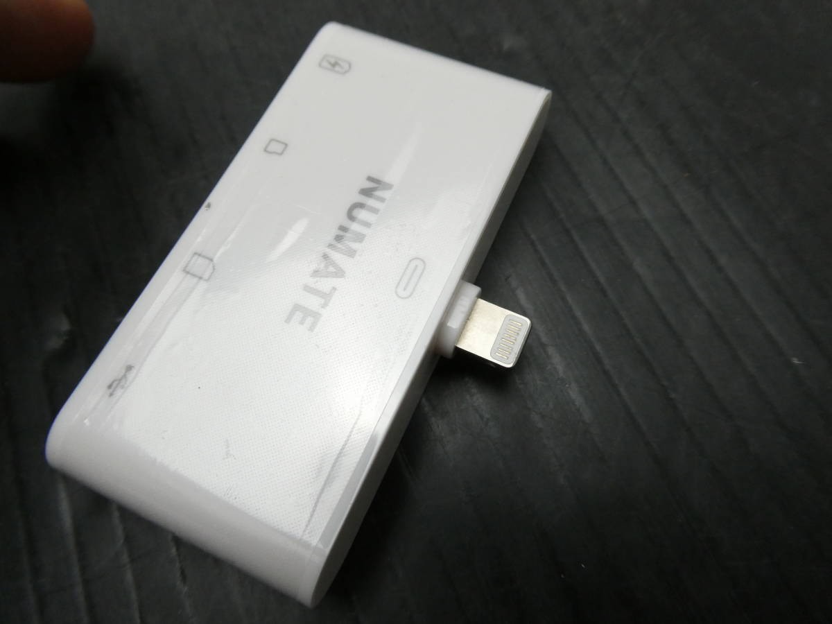 ▼NUMATE SDカードリーダー メモリーカードリーダライタ iPhone TF MicroUSB USB メモリーカード リーダー アイフォン ipad221209.22-5_画像3