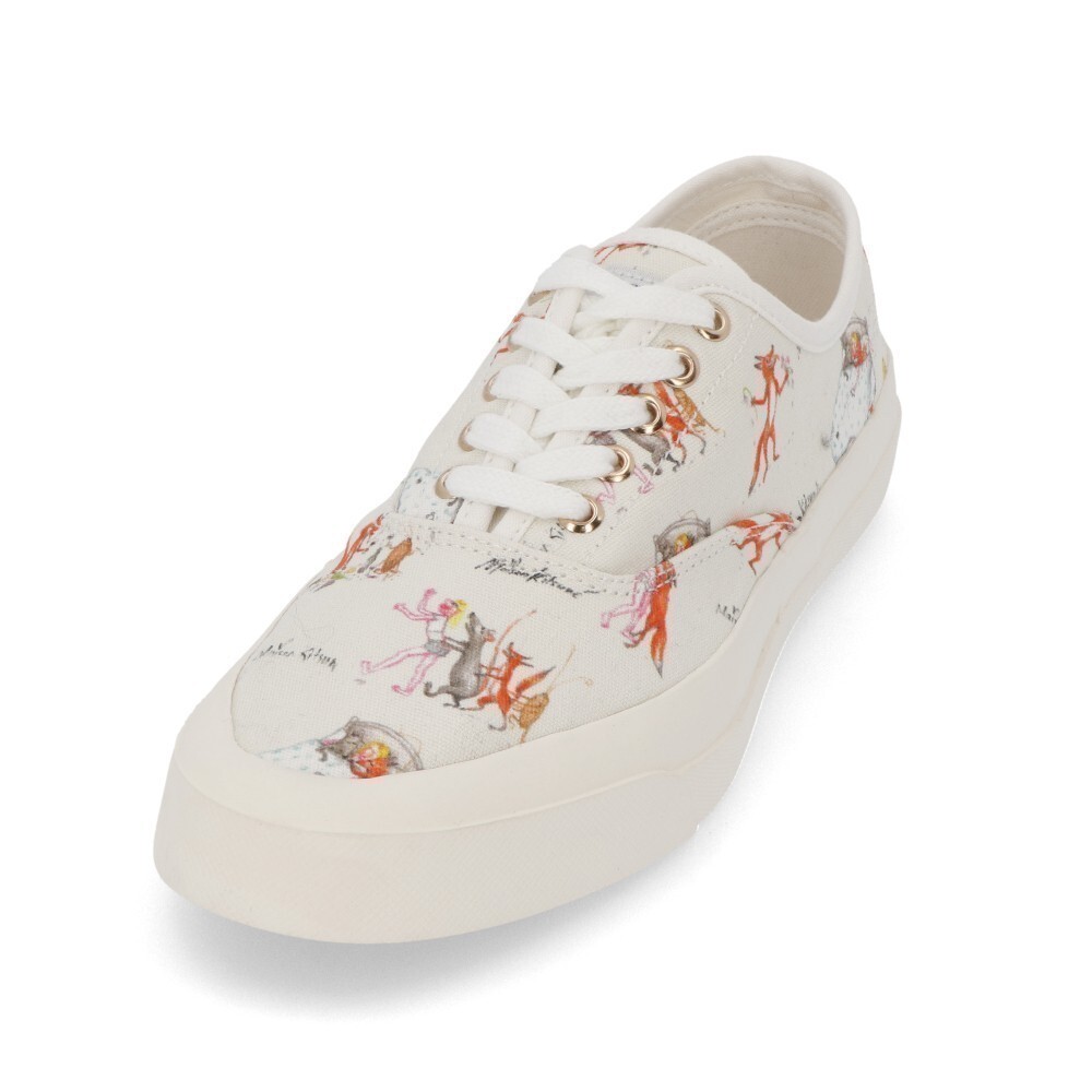 [ new goods ] mezzo n fox sneakers low cut white flower white 41