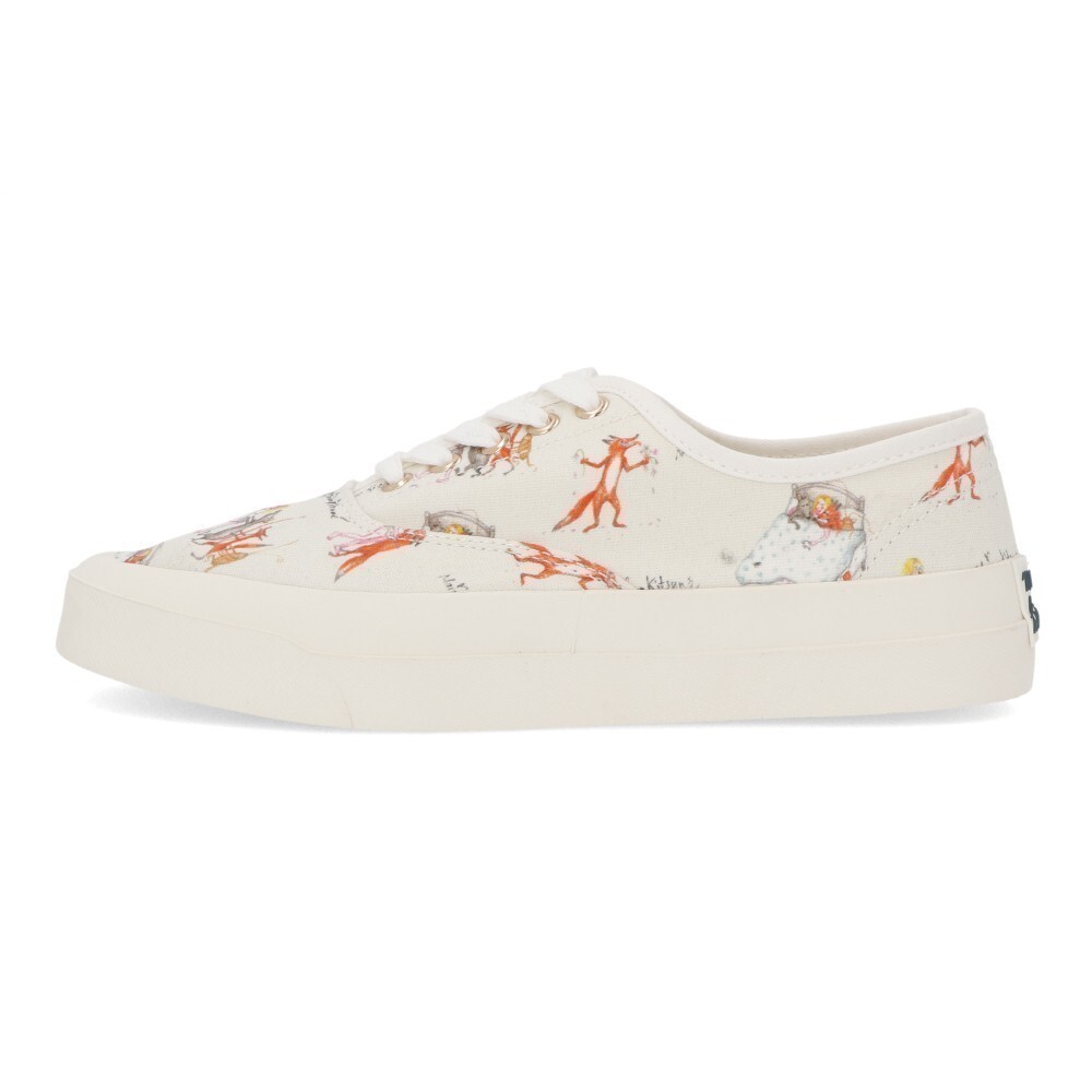[ new goods ] mezzo n fox sneakers low cut white flower white 41
