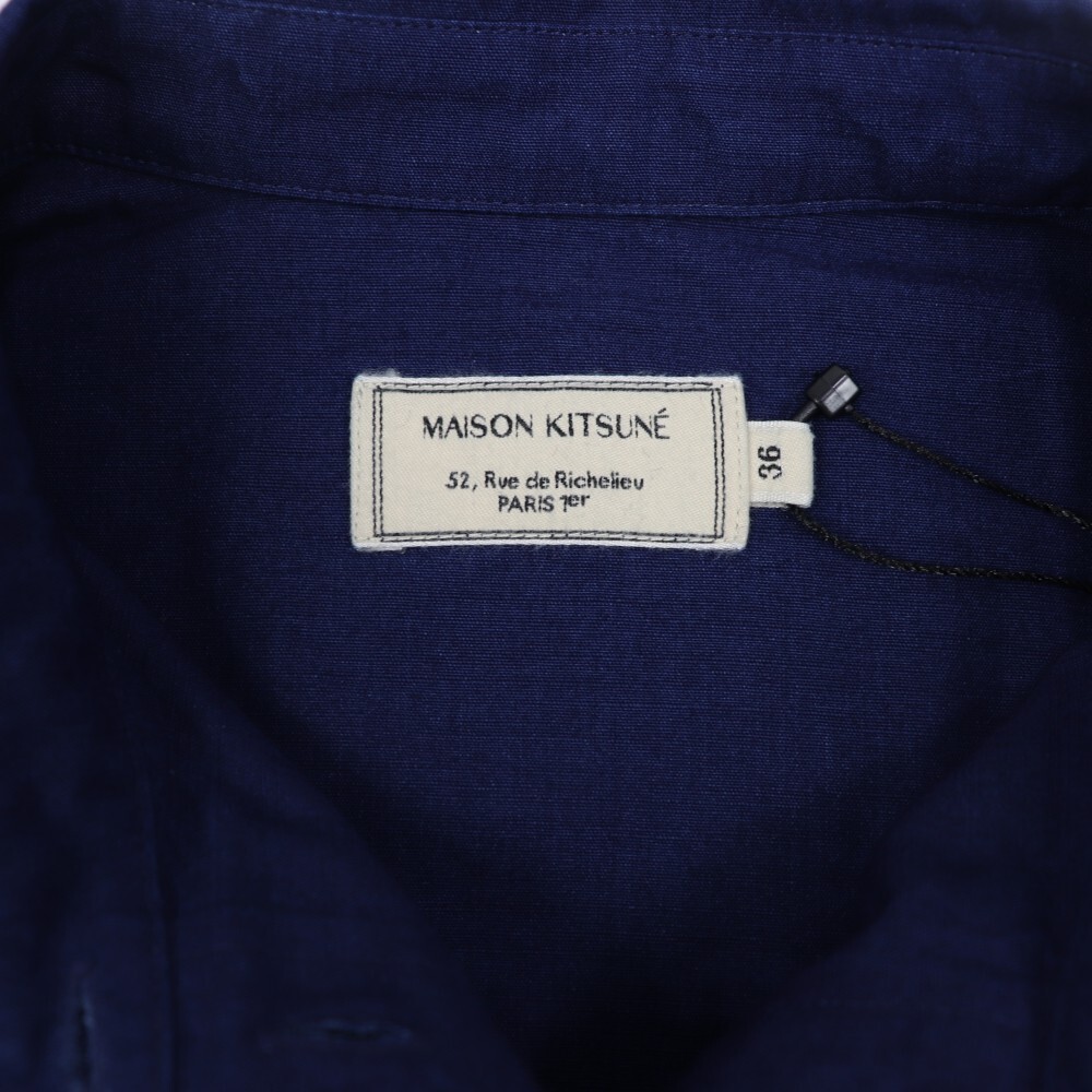 [ new goods ] mezzo n fox DW00408WC0008 shirt INDIGO MAISON KITSUNE IN 36
