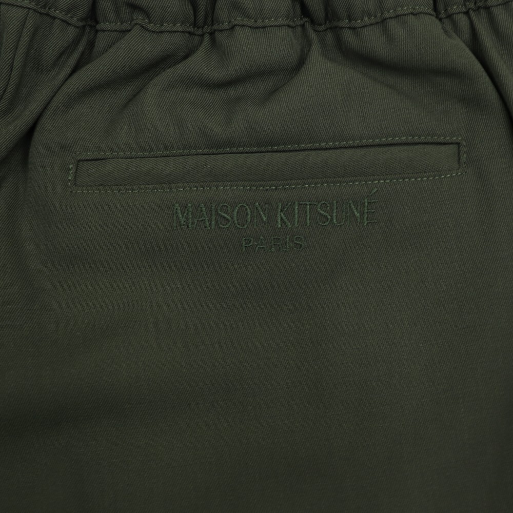 [ new goods ] mezzo n fox JM01111WT0011 pants khaki -MAISON KITSUNE P396 S