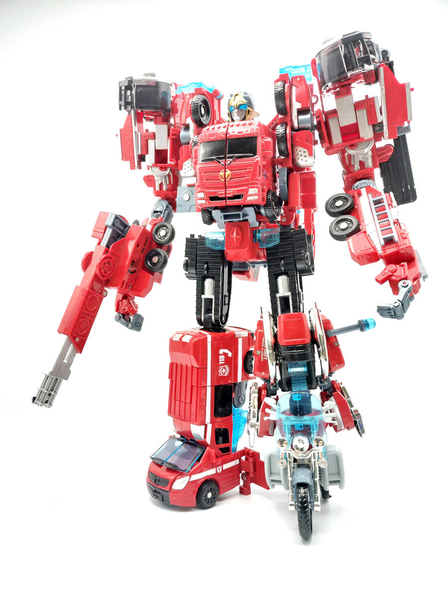 上品なスタイル Wei Jiang 中華 ダイキャスト レスキュー車両5体合体 King Fire その他