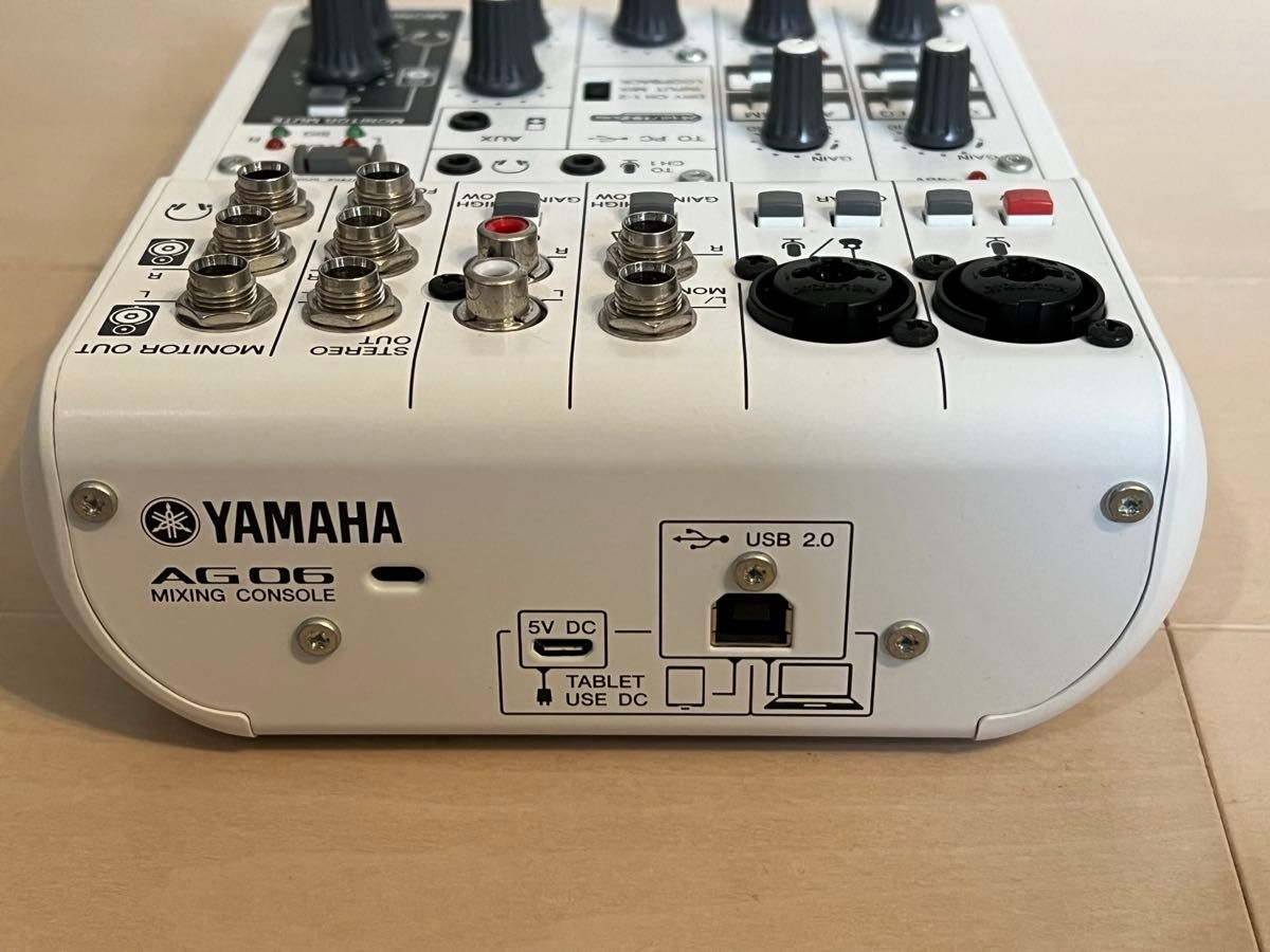 【美品】YAMAHA ヤマハ AG06 ウェブキャスティングミキサー オーディオインターフェース