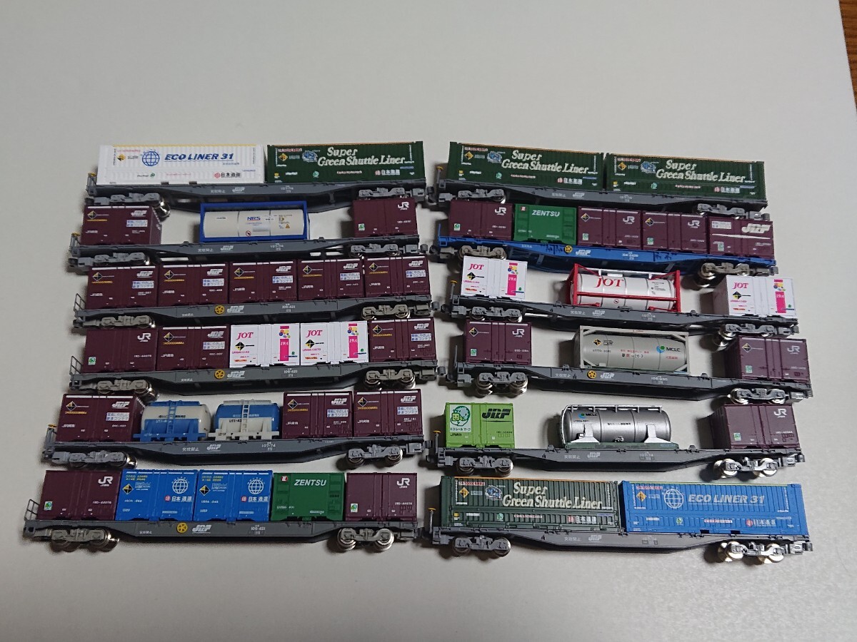 12両】 コキ107-74 コキ106-421等… 貨物列車 コンテナ積載 Tomix 12両】 コキ107-74 コキ106-421等… 貨物列車 コンテナ積載 Tomix
