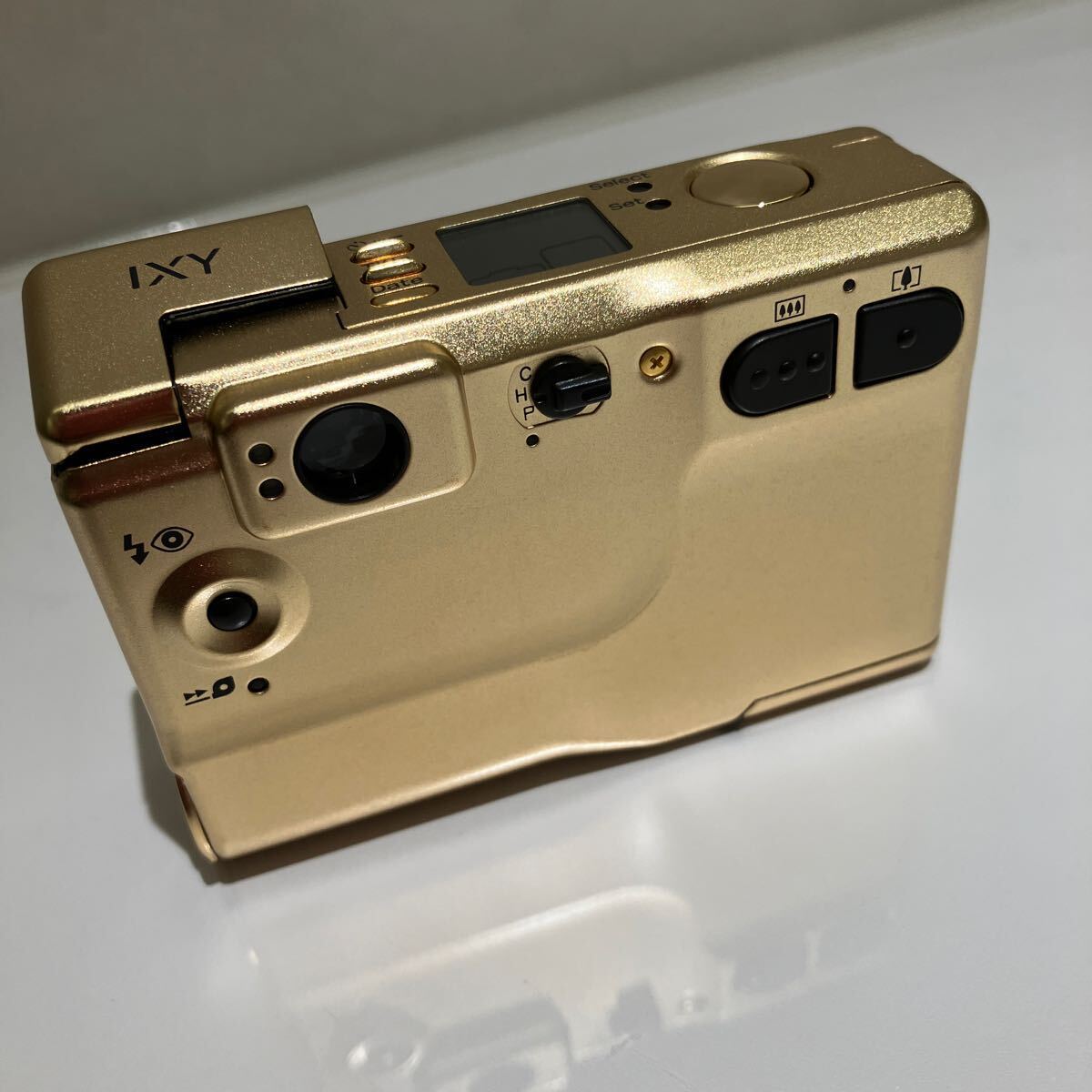 動作未確認現状品 未使用相当美品 Canon キャノン IXY240 limited version 60th anniversary ゴールド フィルムカメラ HON-Z-81同梱不可_画像8