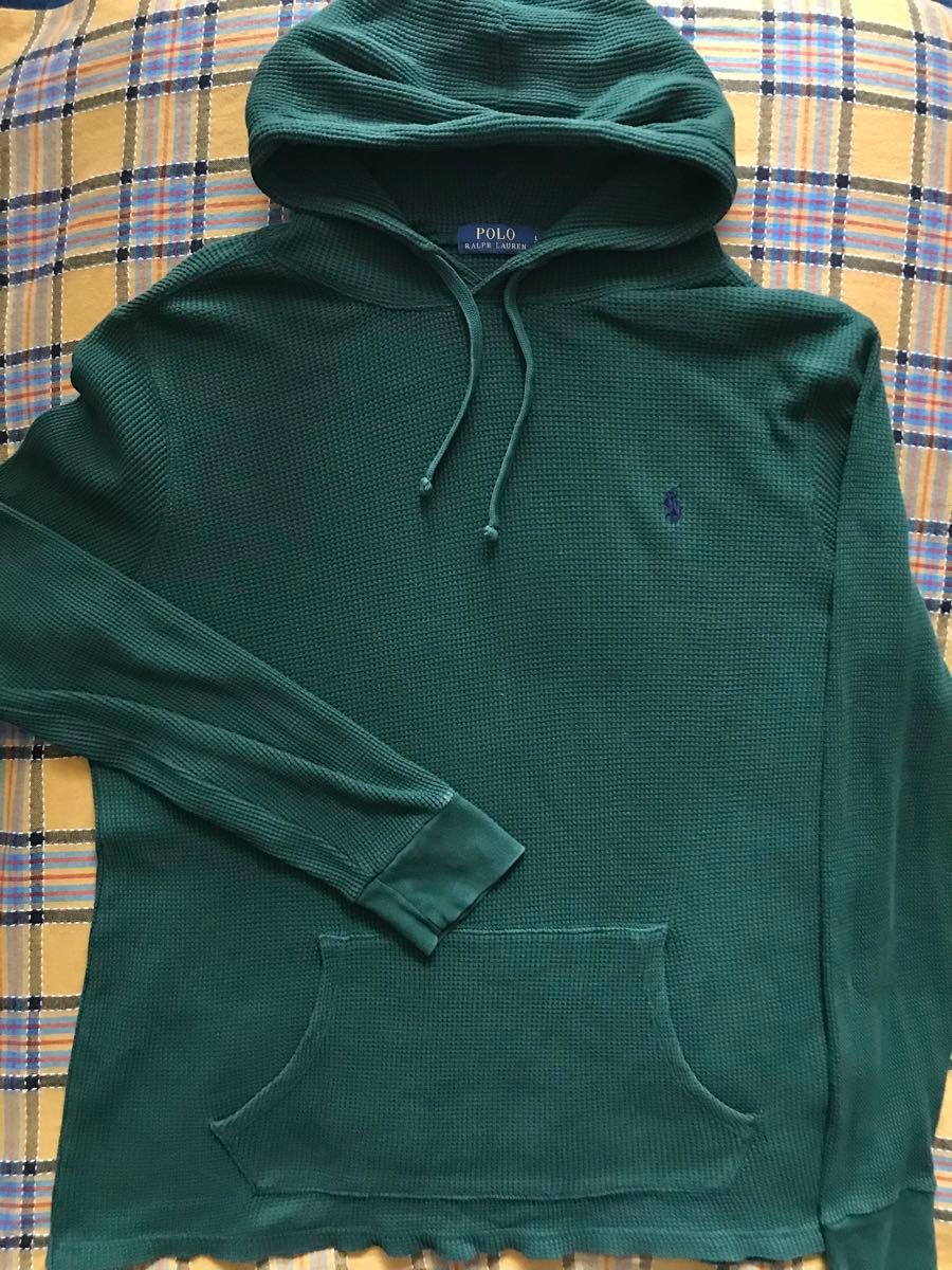 POLO Ralph Lauren プルオーバー　ワッフル地パーカー