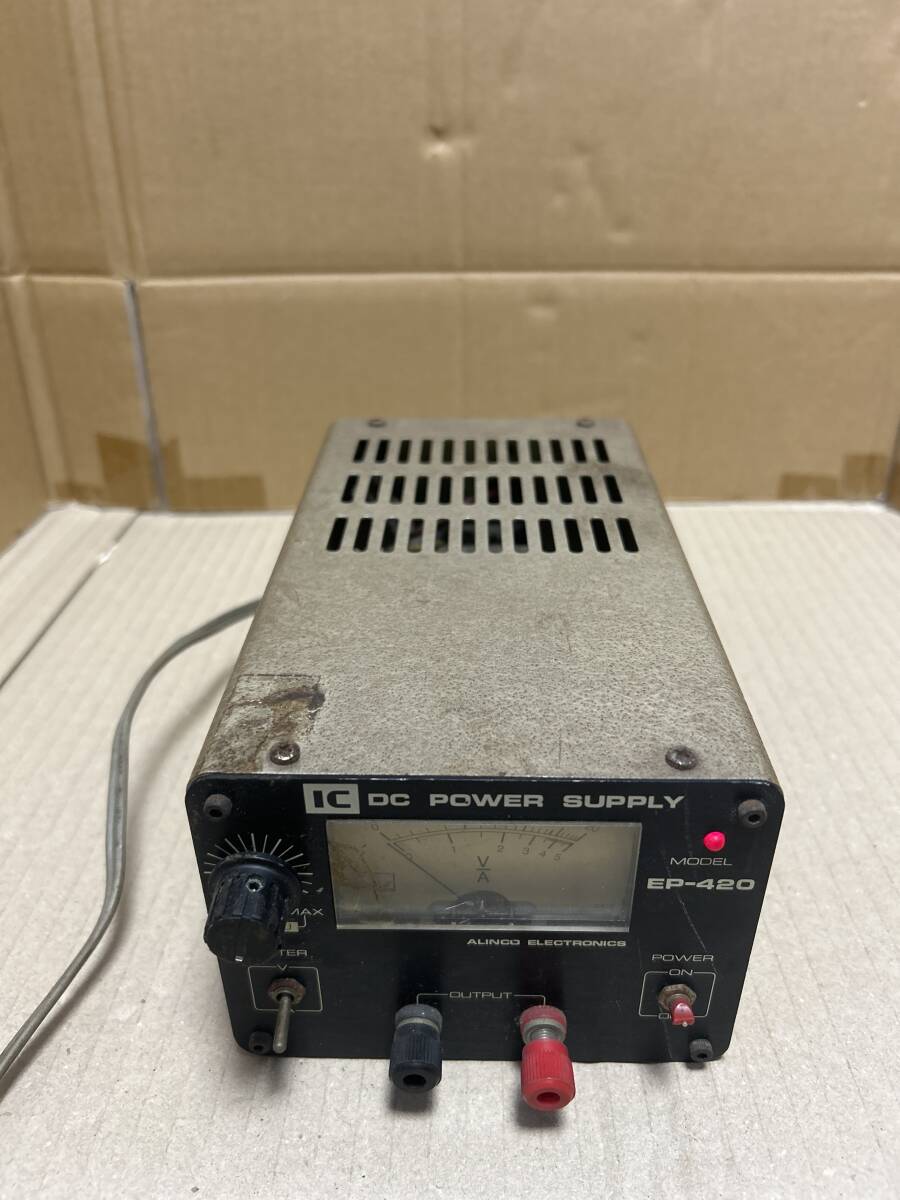 IC DC POWER SUPPLY アルインコ　EP-420 安定化電源　DC電源　説明に御確認ください_画像2