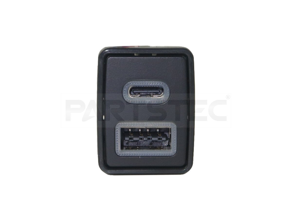 日産用 USB USB-C 2ポート搭載 スイッチホールパネル 日産 Bタイプ スマホ タブレット 充電 ビルドイン F15 ジューク /147-187_画像4