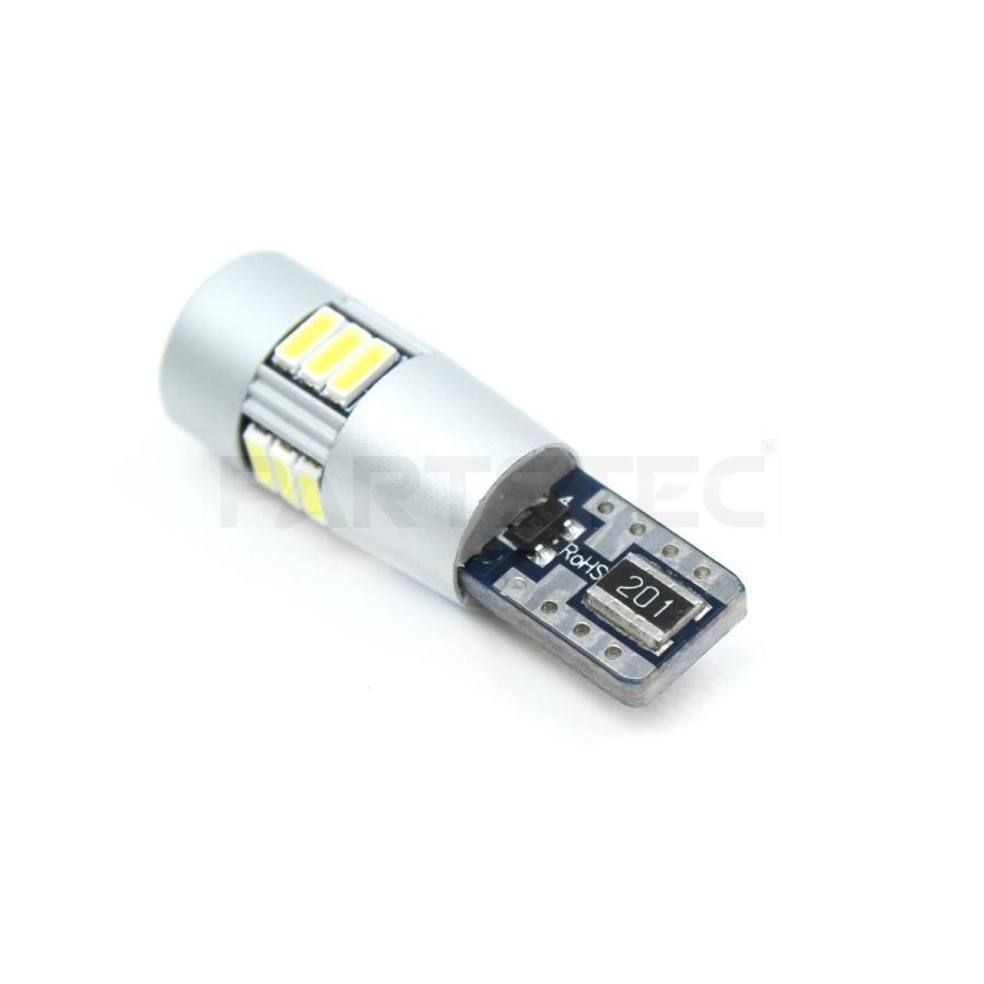 日産 リーフ ZE1 LED ショートバルブ T10 T16 ホワイト 白 2個 12V 6000K 5630smd ポジション バックランプ / 46-70x2_画像3