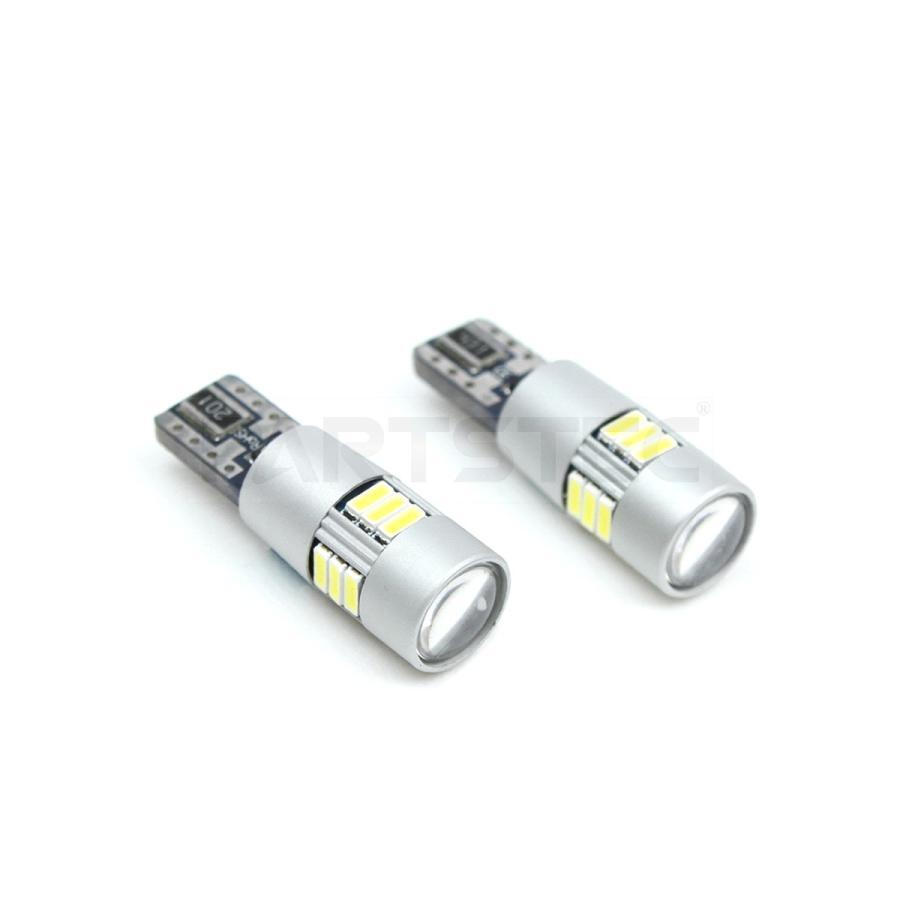 日産 リーフ ZE1 LED ショートバルブ T10 T16 ホワイト 白 2個 12V 6000K 5630smd ポジション バックランプ / 46-70x2_画像2