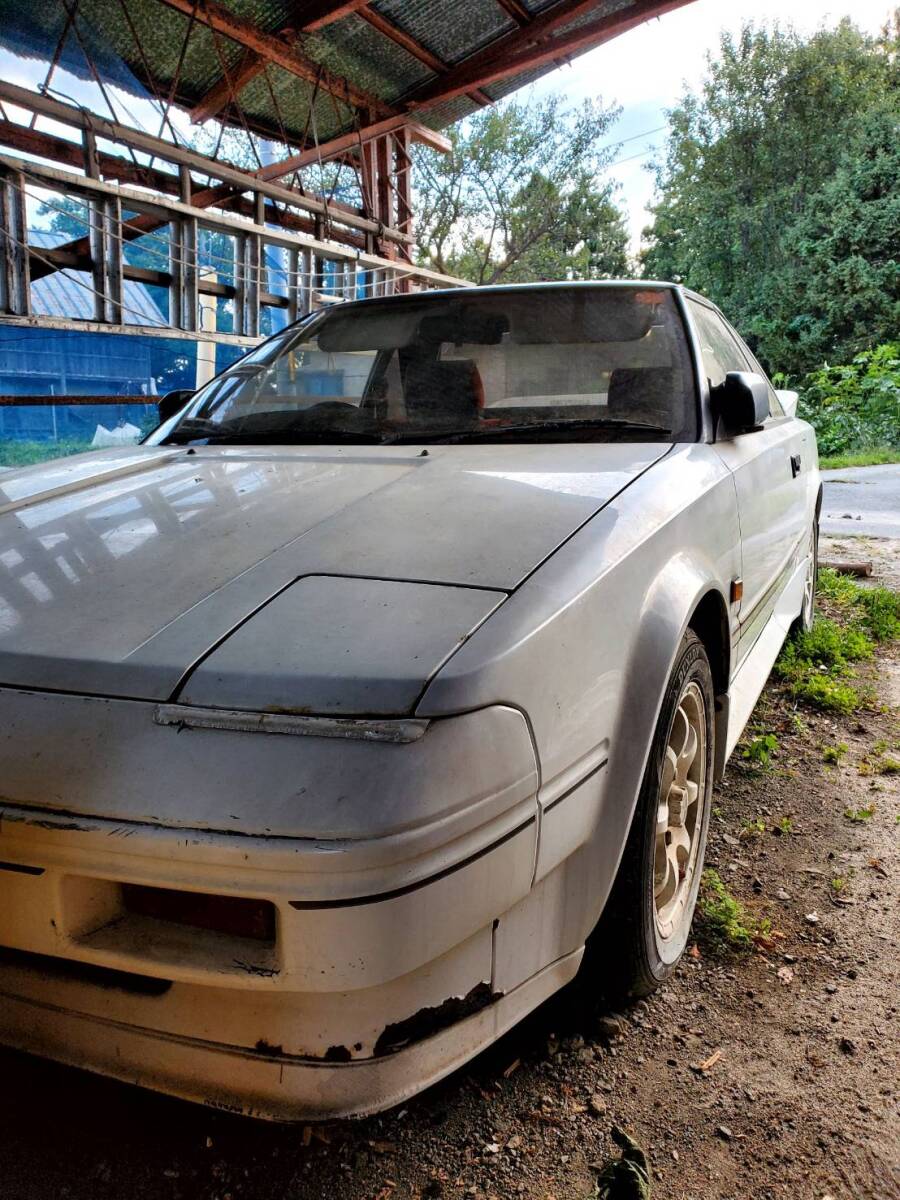 MR2 AW11　不動車両　レストアベース　AT NAノンターボ　いきなり入札禁止入札前に質問下さい_画像1