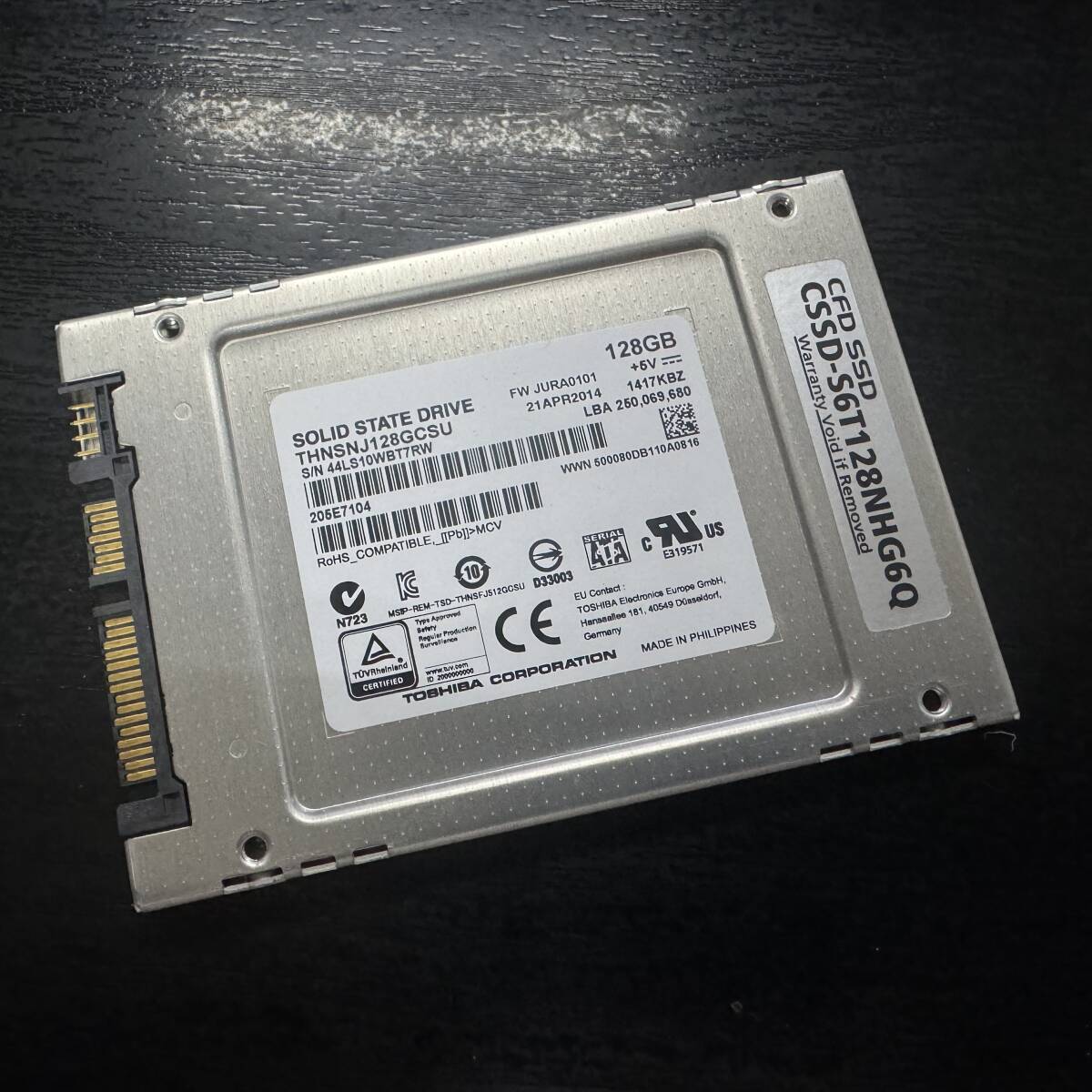 CFD 128GB SSD CSSD-S6T128NHG6Q_画像1