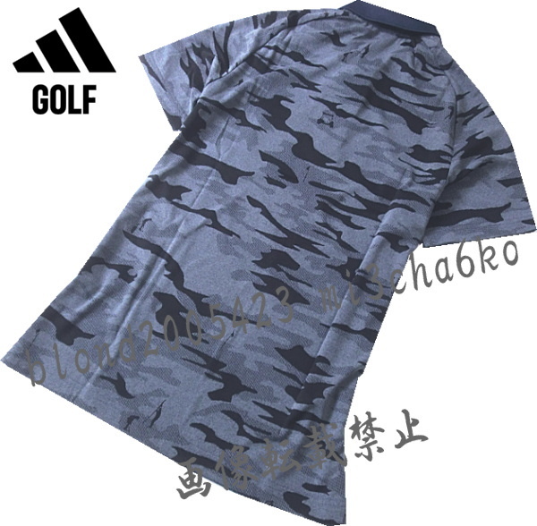 # новый товар [adidas GOLF] Adidas Golf утка рисунок . пот скорость .. рубашка-поло с коротким рукавом #NV/XL