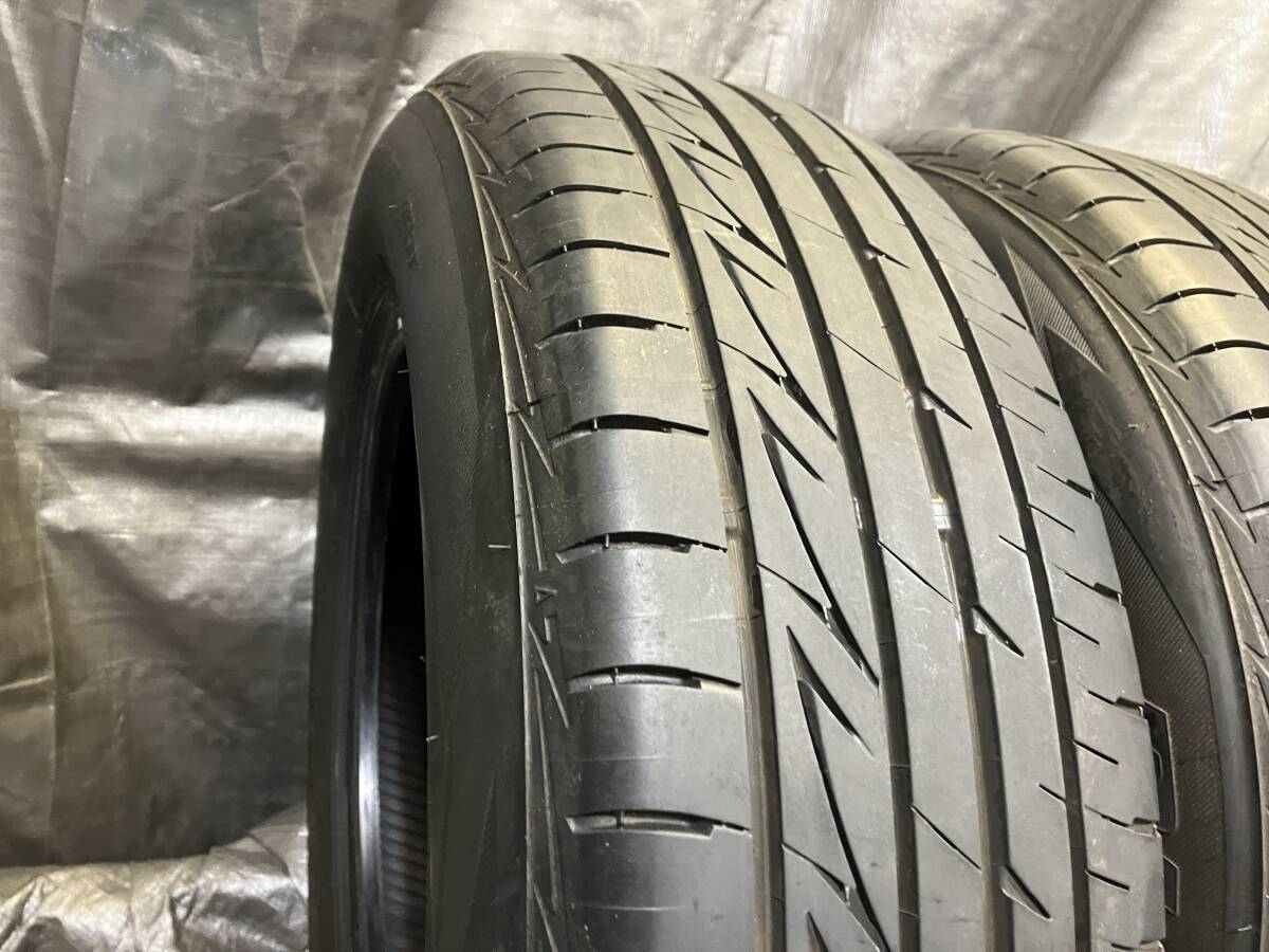 バリ溝 ブリヂストン 195/65R15 PLAYZ PZ-X 2本セット 中古タイヤ 195/65-15 プリウス カローラ ノア セレナなど _画像2