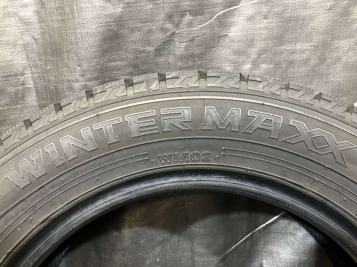 バリ溝 ダンロップ 175/65R15 WINTER MAXX WM02 4本セット スタッドレス 2020年製 175/65-15_画像9