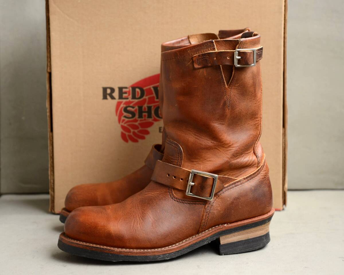 US7 5D】【箱付き 美品】10年製 レッドウイング 2972 エンジニア US7 5D】【箱付き 美品】10年製 レッドウイング 2972 エンジニア