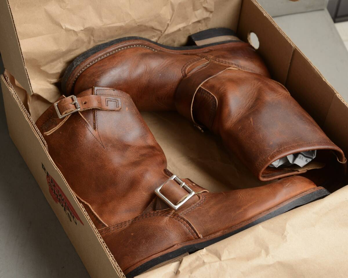 US7 5D】【箱付き 美品】10年製 レッドウイング 2972 エンジニア US7 5D】【箱付き 美品】10年製 レッドウイング 2972 エンジニア