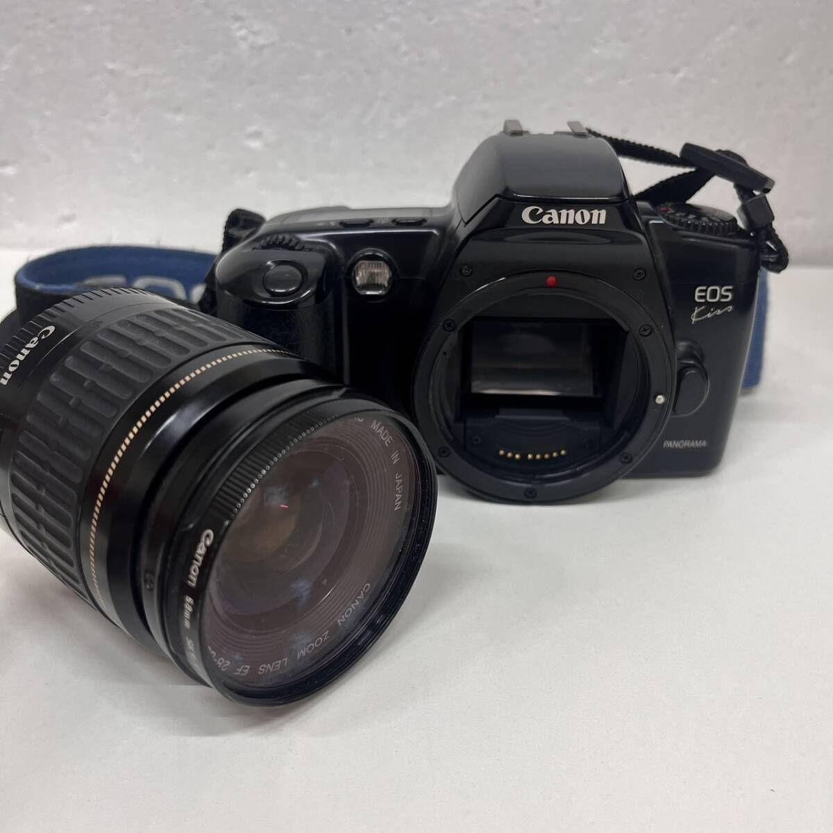 【C-24850】CANON キャノン EOS Kiss PANORAMA レンズ TAMRON AF aspherical 28-80mm 1:3.5-5.6 動作未確認 中古 現状品_画像1