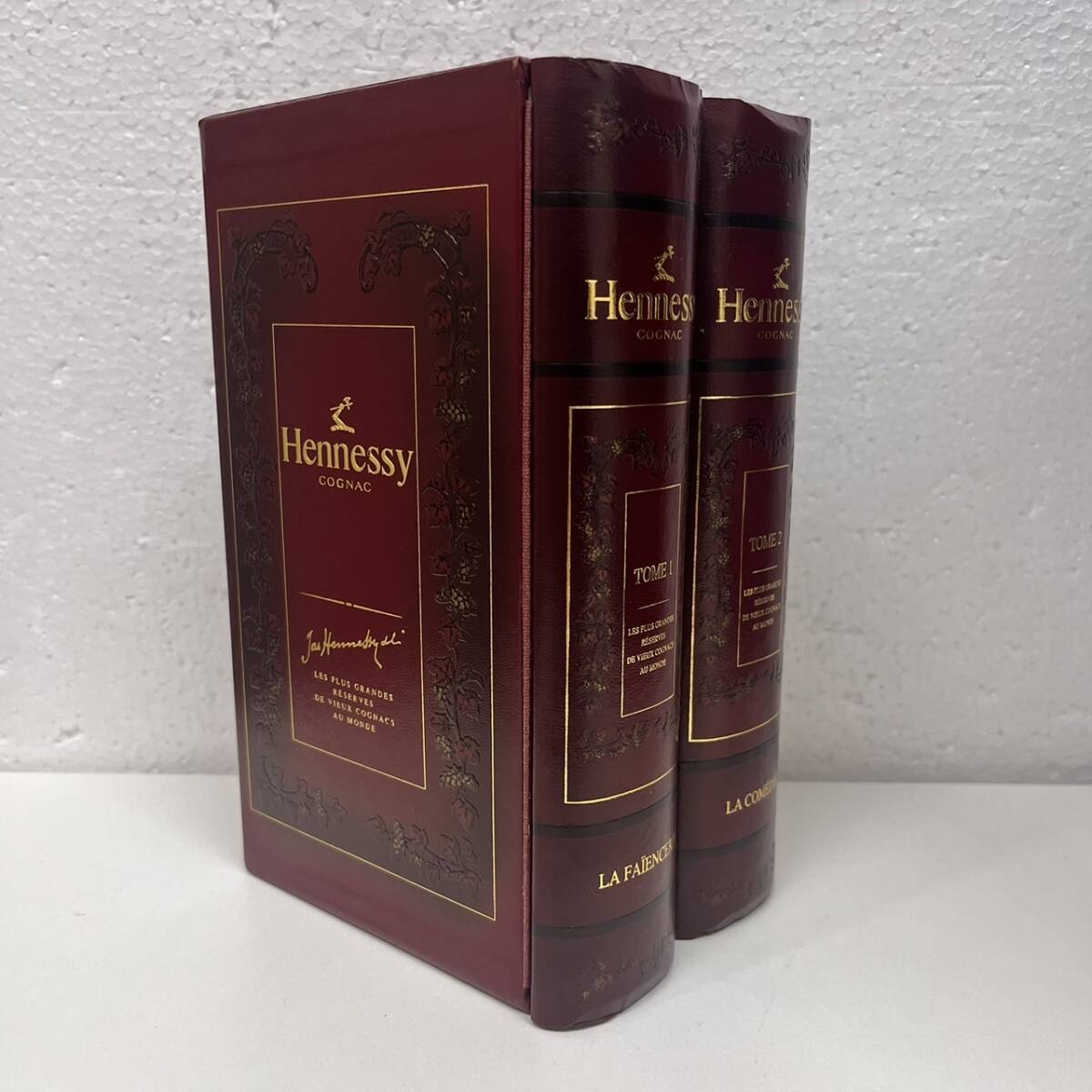 [C-24919] Hennessy красный книжка библиотека te Canter Gold верх 700ml 40% коробка коньяк редкость Hennessey не . штекер хранение товар 