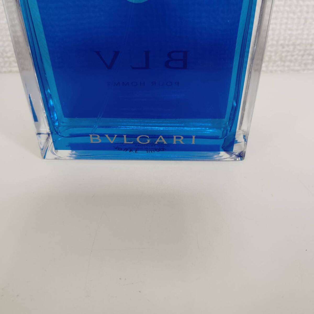 【F-15037】1円スタート BVLGARI ブルガリ ブルー BLV プールオム オードトワレ EDT 香水 100ml 残量多め イタリア製 香水 フレグランス_画像3