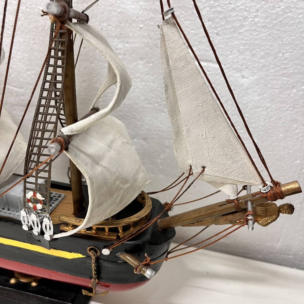 [C-25082]SEA WITCH 1846 year large sailing boat model sailing boat boat model wooden ornament interior decoration collection objet d'art collection 