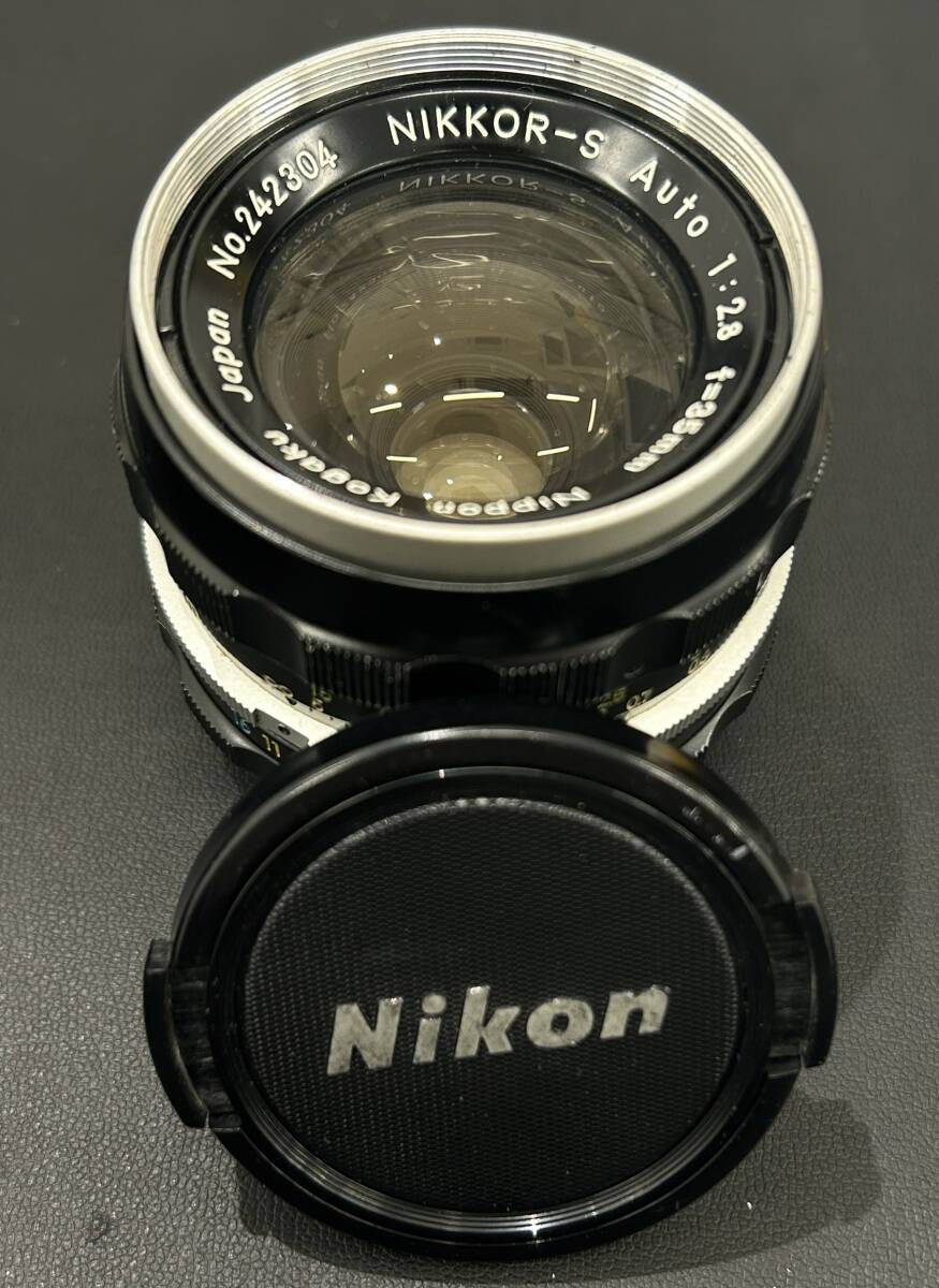 【TJ-3936】 1円～ Nikon NIKKOR-S Auto 1：2.8 f=35㎜ カメラレンズ ニコン Nippon Kougaku 動作未確認 現状品 保管品_画像1