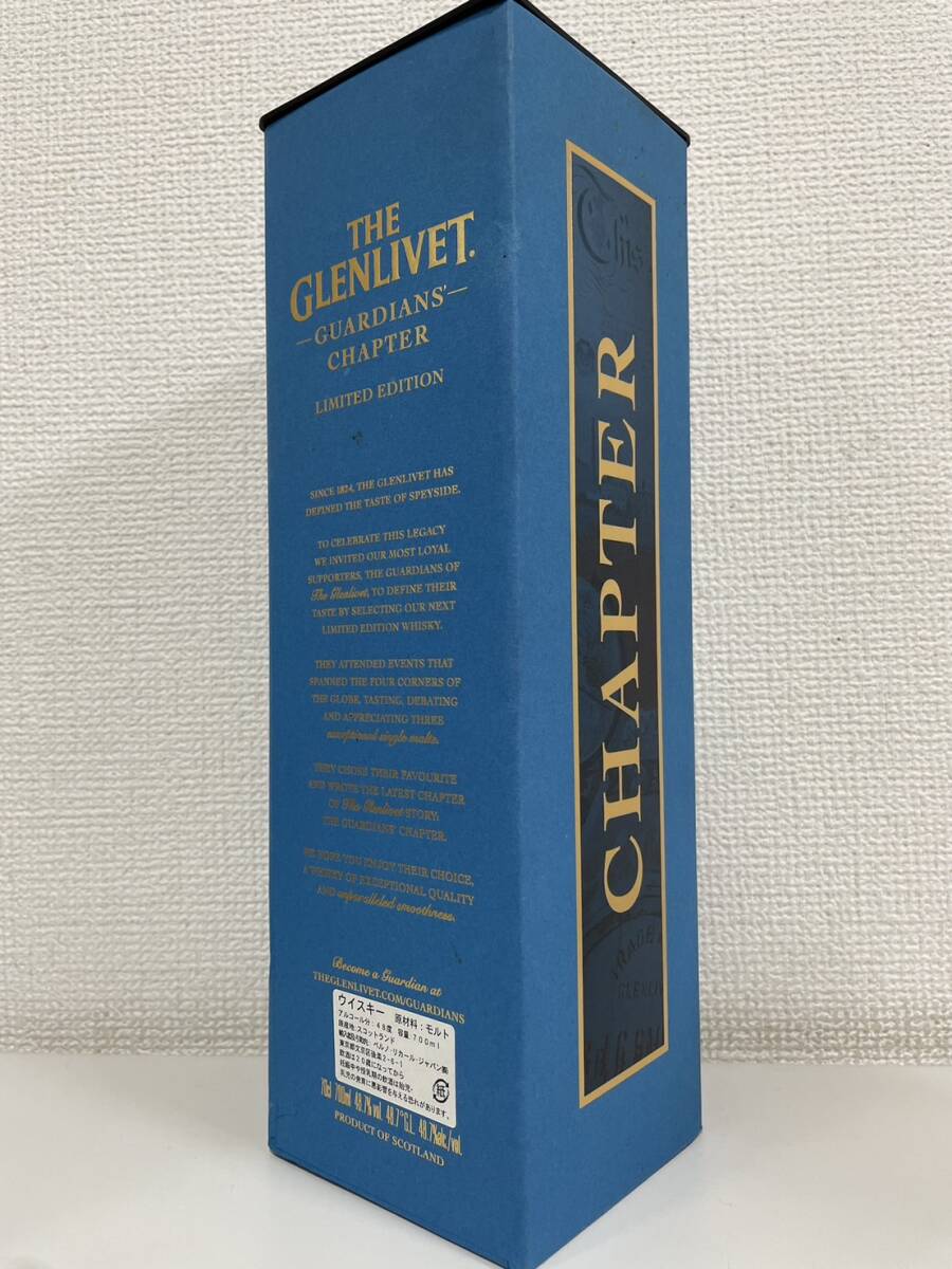 【F-14937】 未開栓 THE GLENLIVET GUARDIANS' CHAPTER LIMITED EDITION 48% 700mL グレンリベット ガーディアンズチャプター ウイスキーの画像7