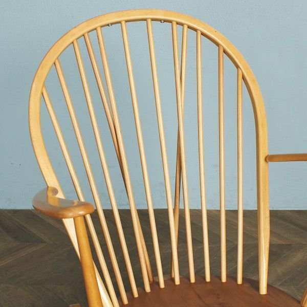 [77492]超レア ercol グランドファザー ロッキングチェア 英国 ヴィンテージ アーコール 安楽 椅子 アームチェア イギリス 木製 イス_画像4