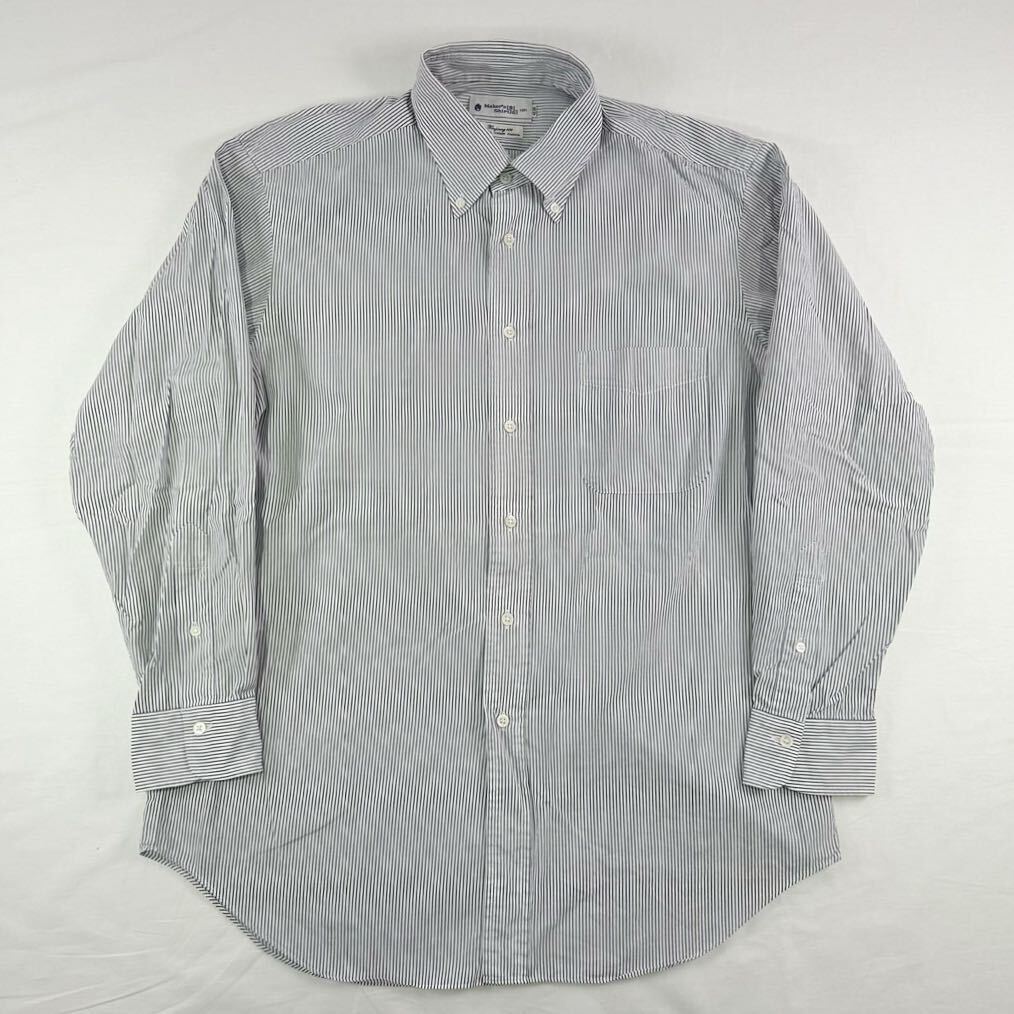 C3 大きいサイズ　鎌倉シャツ　長袖シャツ ワイシャツ ボタンダウンシャツ　ストライプ　Shirt size43-85 メンズ　男性用_画像1