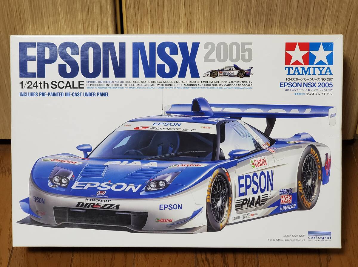 *TAMIYA Tamiya 1/24 EPSON NSX 2005 super GT сосна рисовое поле следующий сырой /A. Lotte la- продается отдельно искусство гравировки детали имеется *