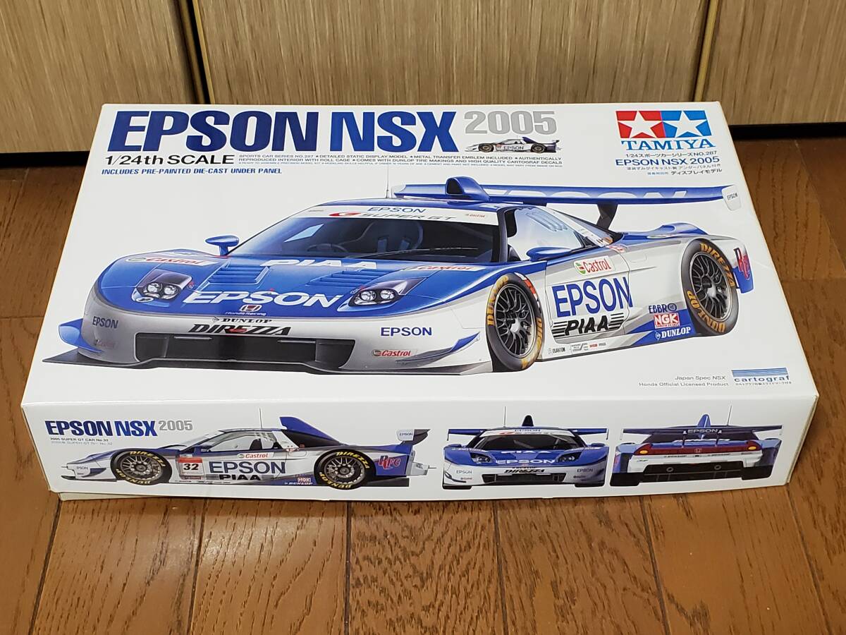 *TAMIYA Tamiya 1/24 EPSON NSX 2005 super GT сосна рисовое поле следующий сырой /A. Lotte la- продается отдельно искусство гравировки детали имеется *