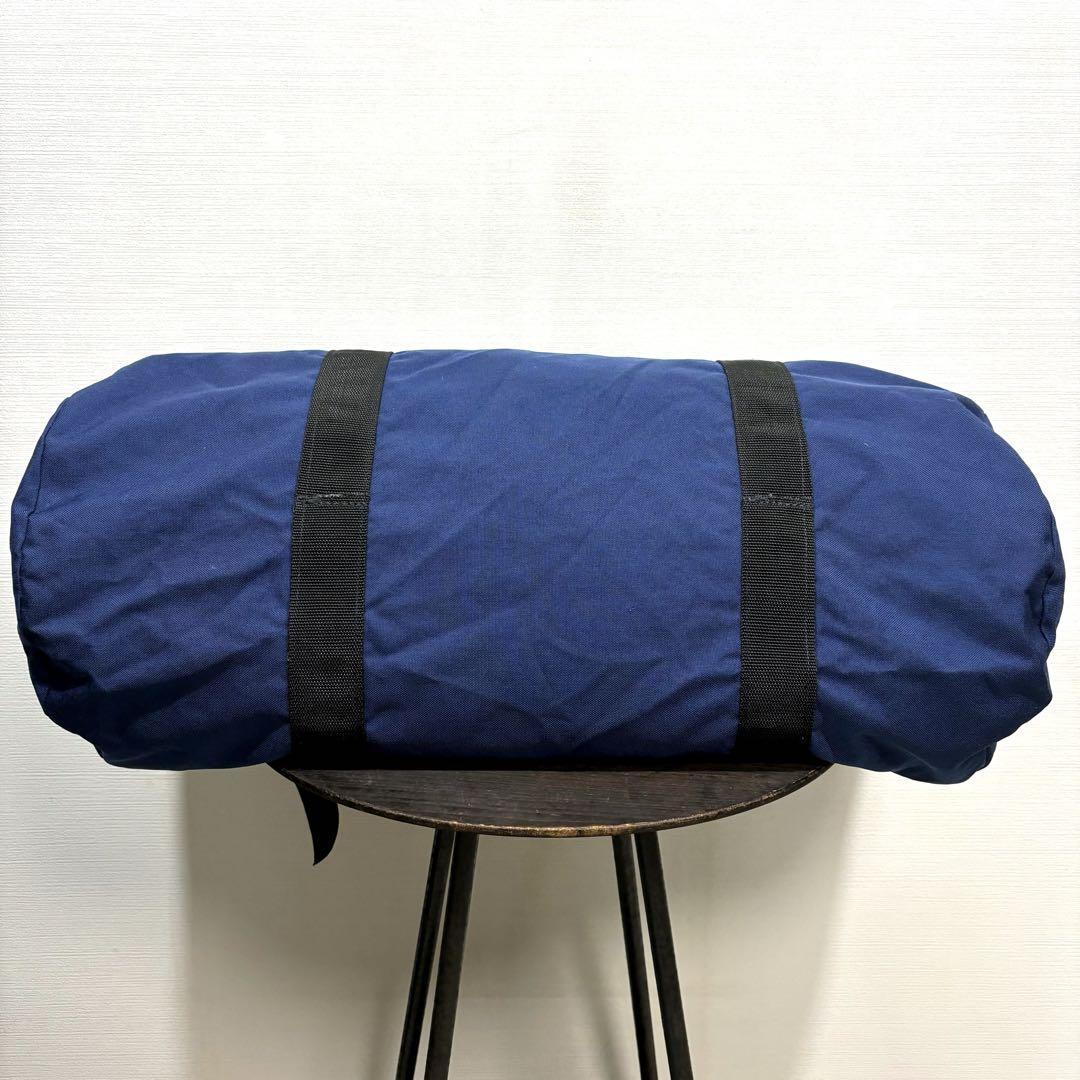 美品 USA製 90s OUTDOOR PRODUCTS アウトドアプロダクツ 紺 ボストン バッグ ビンテージ アメリカ ダッフル ドラム バック カバン 鞄 古着の画像6