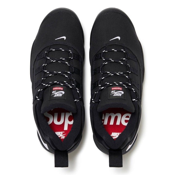 国内正規品 Supreme Nike SB Darwin Low Black US6 24.0cm 新品未使用 黒 ブラック ダーウィン シュプリームの画像3