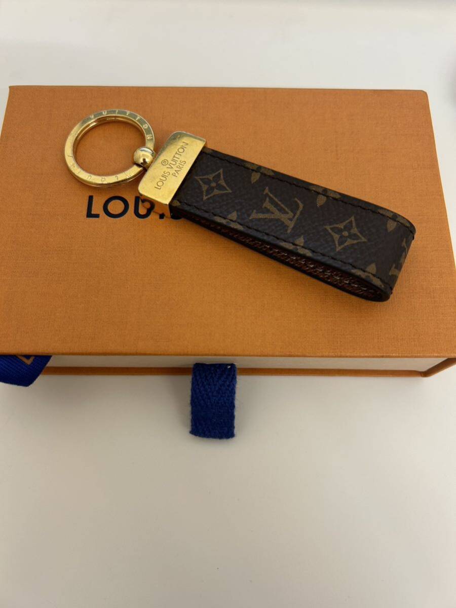 LOUIS VUITTON Louis Vuitton монограмма кольцо для ключей porutokre Dragon n с коробкой M65221