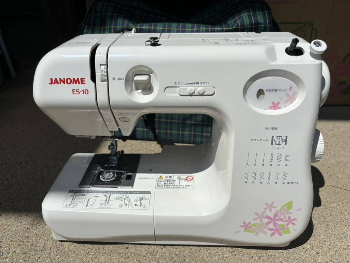 JANOME SE-10 ジャノメミシン コンパクトミシン_画像1